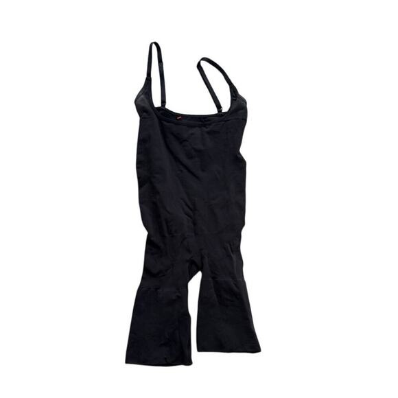 SKIMS Tops - SKIMS Black Sculpting Mid Thigh Bodysuit - Small